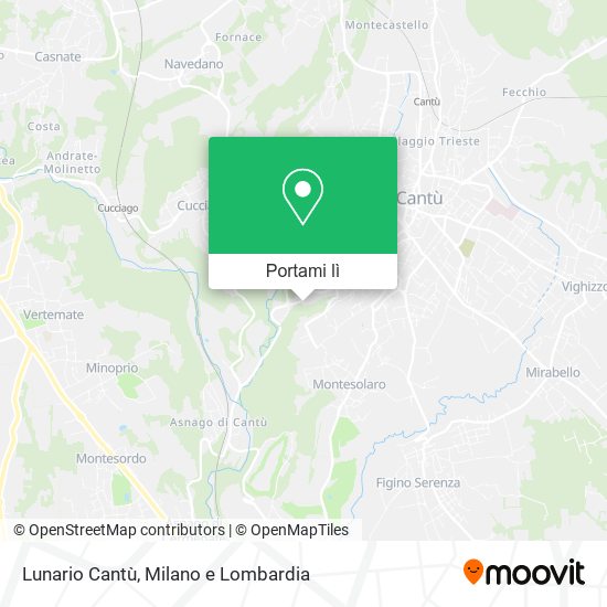 Mappa Lunario Cantù