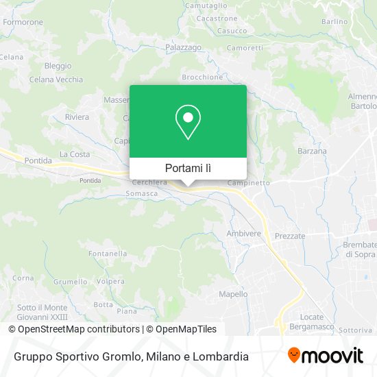 Mappa Gruppo Sportivo Gromlo