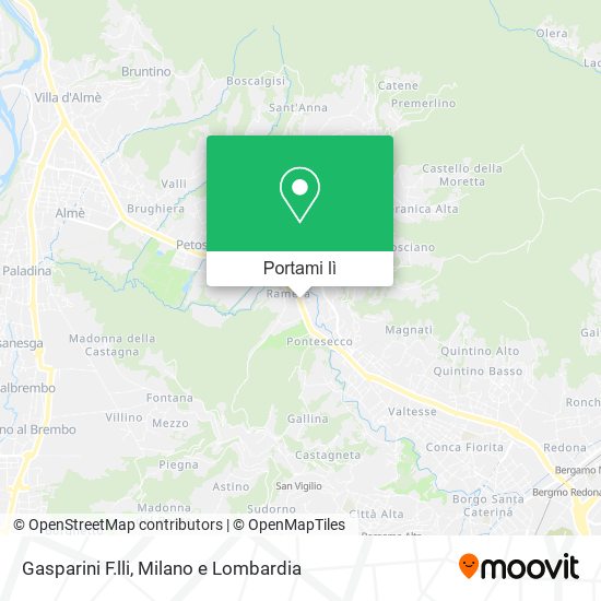 Mappa Gasparini F.lli