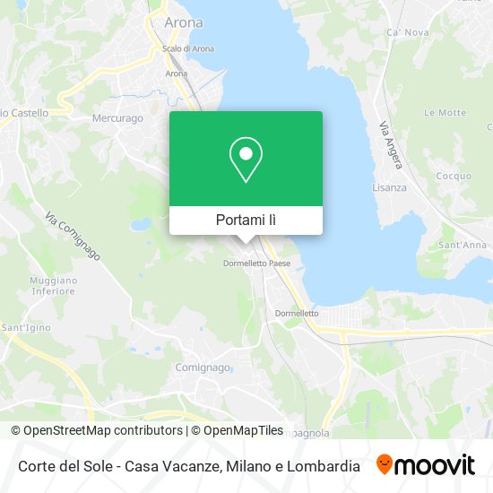 Mappa Corte del Sole - Casa Vacanze