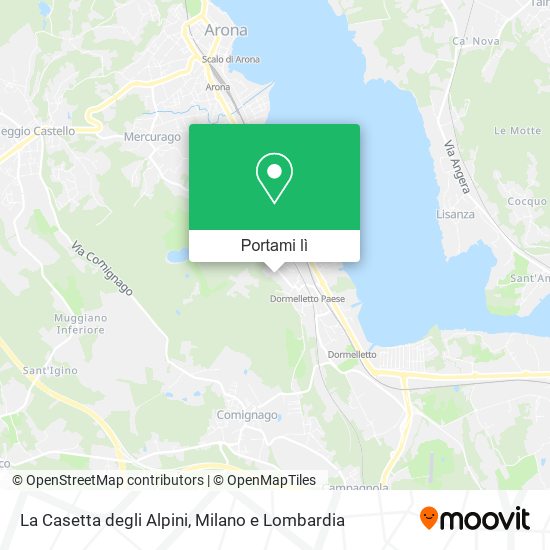 Mappa La Casetta degli Alpini