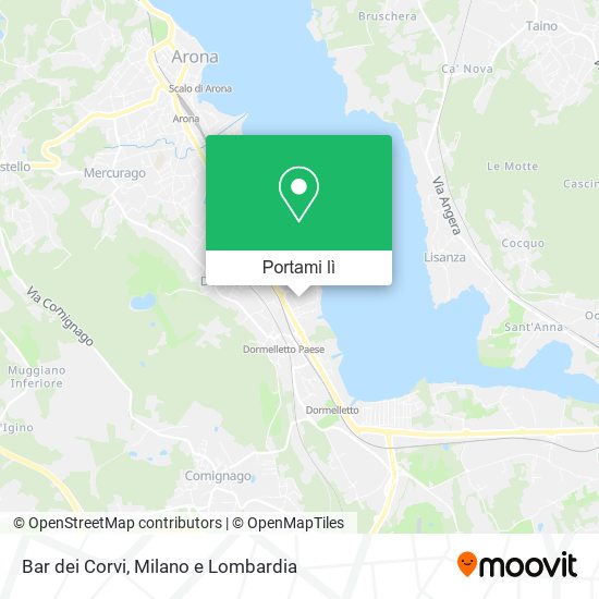 Mappa Bar dei Corvi