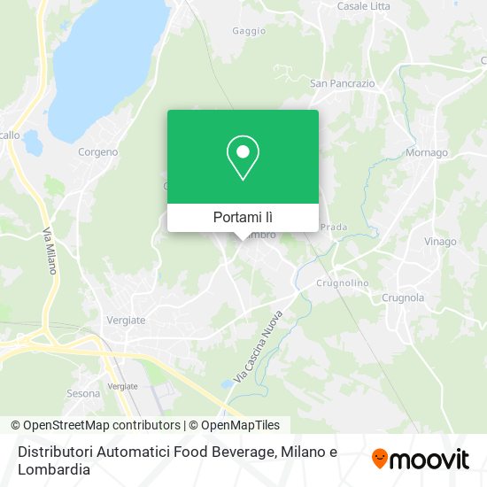 Mappa Distributori Automatici Food Beverage