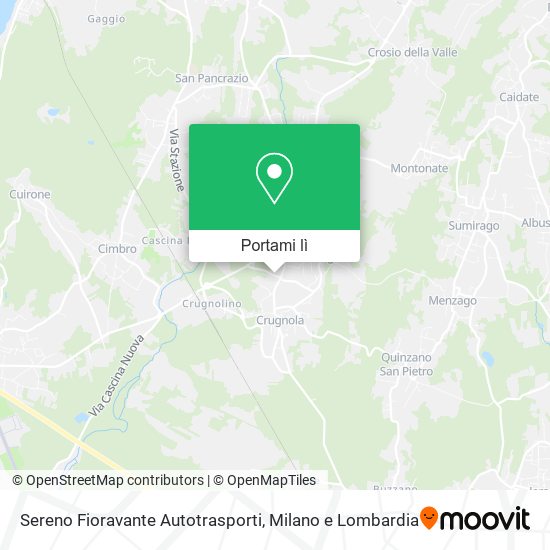 Mappa Sereno Fioravante Autotrasporti