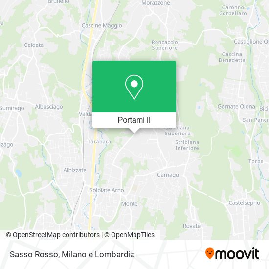 Mappa Sasso Rosso