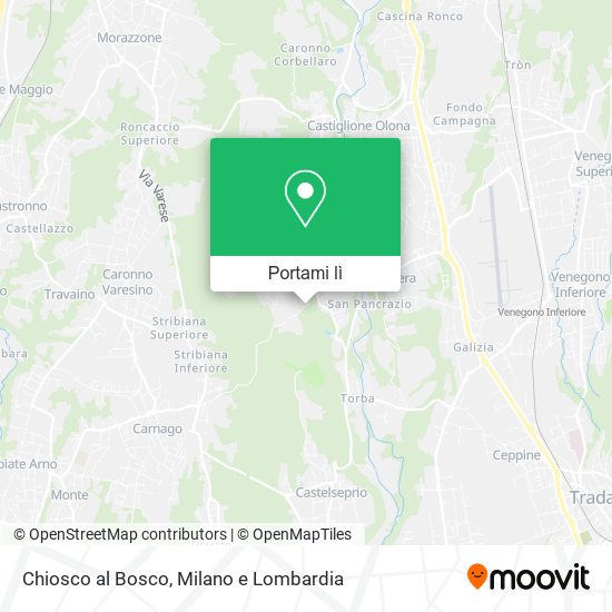 Mappa Chiosco al Bosco