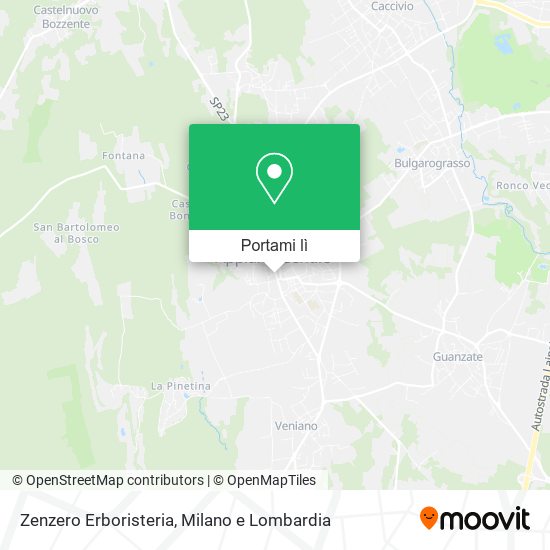 Mappa Zenzero Erboristeria