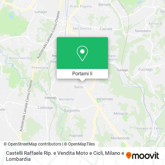 Mappa Castelli Raffaele Rip. e Vendita Moto e Cicli