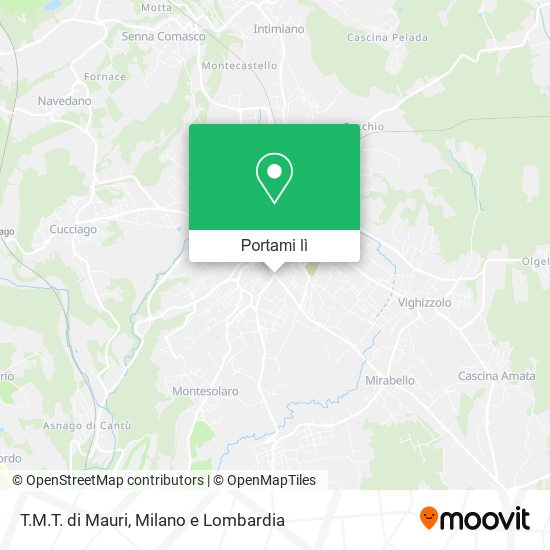 Mappa T.M.T. di Mauri