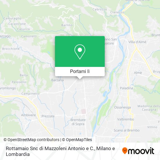 Mappa Rottamaio Snc di Mazzoleni Antonio e C.