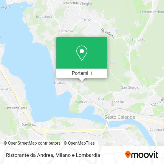 Mappa Ristorante da Andrea