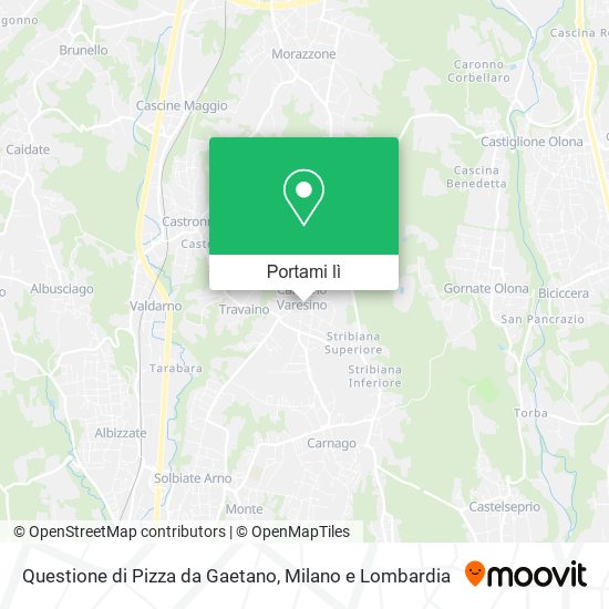 Mappa Questione di Pizza da Gaetano