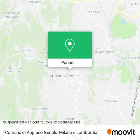 Mappa Comune di Appiano Gentile