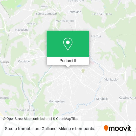 Mappa Studio Immobiliare Galliano