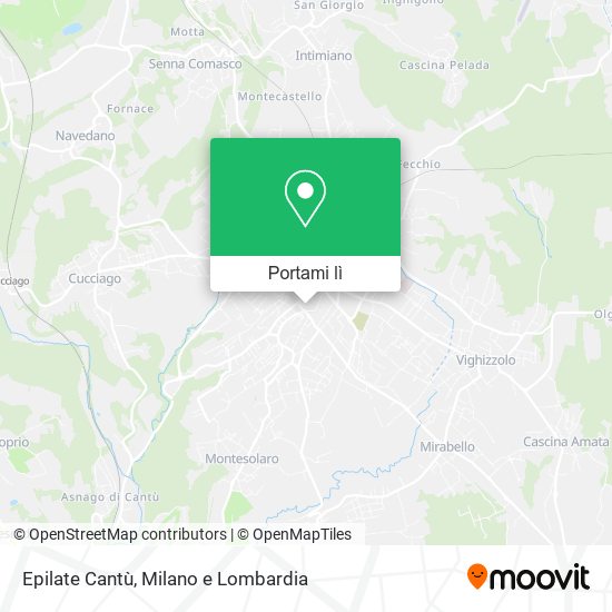 Mappa Epilate Cantù