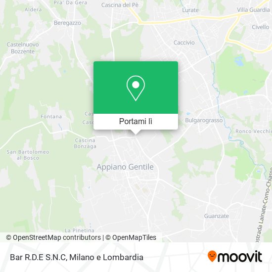 Mappa Bar R.D.E S.N.C