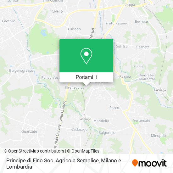 Mappa Principe di Fino Soc. Agricola Semplice