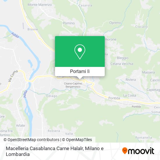 Mappa Macelleria Casablanca Carne Halalr