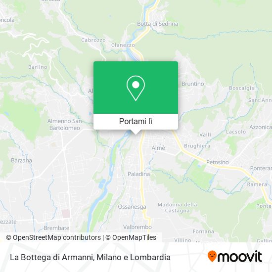Mappa La Bottega di Armanni