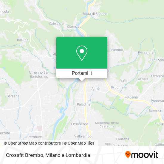 Mappa Crossfit Brembo
