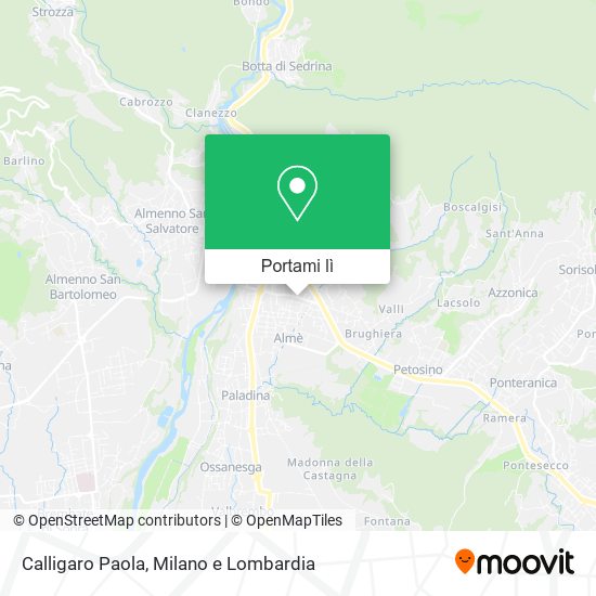 Mappa Calligaro Paola
