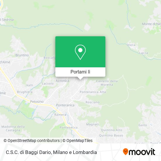 Mappa C.S.C. di Baggi Dario