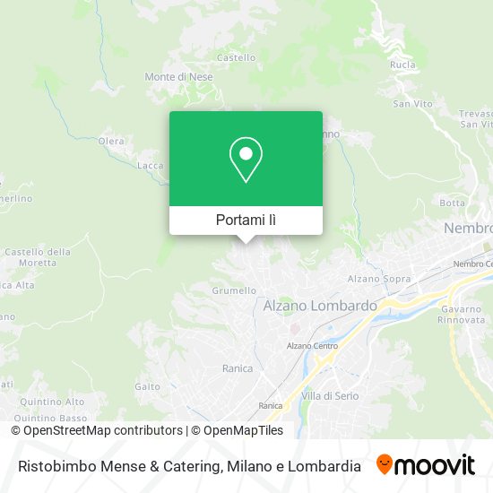 Mappa Ristobimbo Mense & Catering