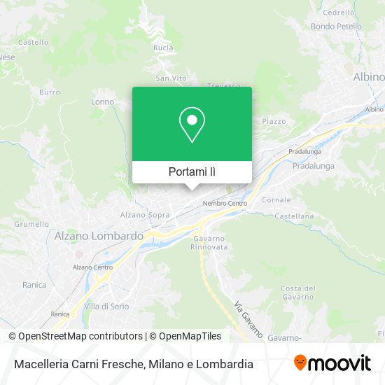 Mappa Macelleria Carni Fresche