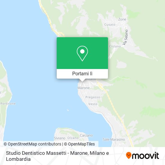 Mappa Studio Dentistico Massetti - Marone