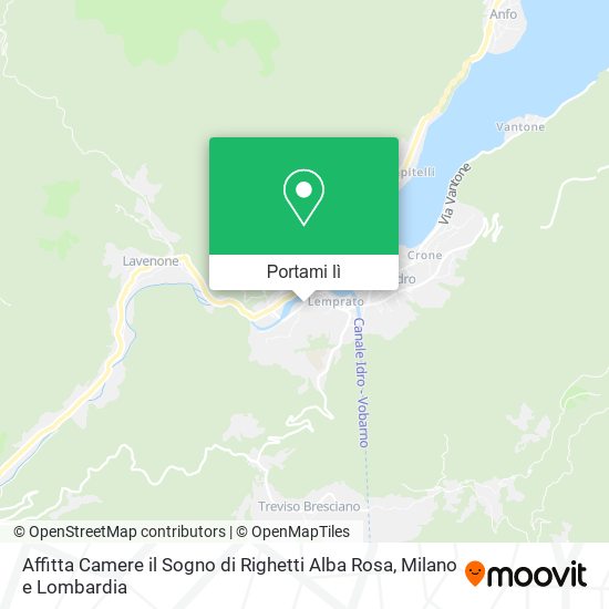 Mappa Affitta Camere il Sogno di Righetti Alba Rosa