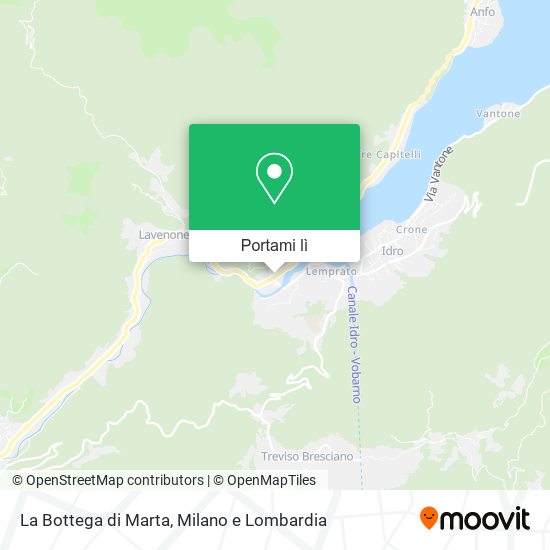 Mappa La Bottega di Marta