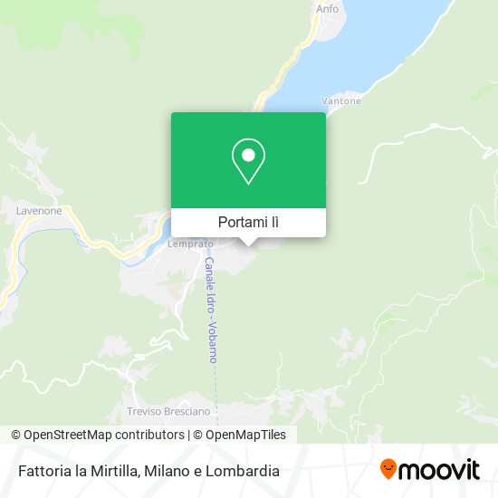 Mappa Fattoria la Mirtilla