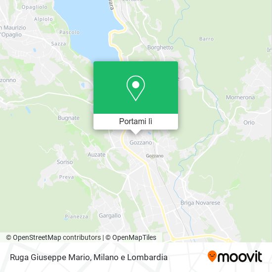 Mappa Ruga Giuseppe Mario