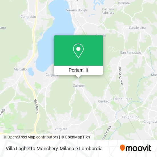 Mappa Villa Laghetto Monchery