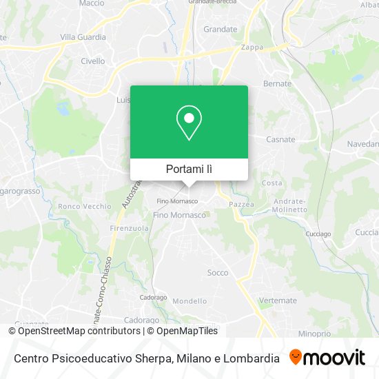 Mappa Centro Psicoeducativo Sherpa