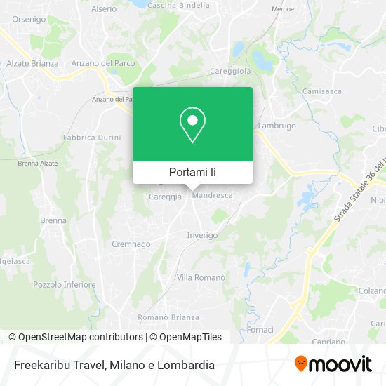Mappa Freekaribu Travel