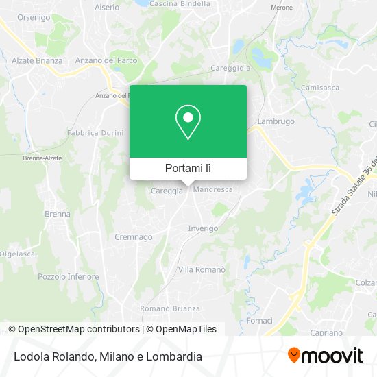 Mappa Lodola Rolando