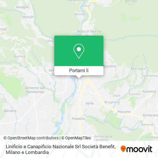 Mappa Linificio e Canapificio Nazionale Srl Società Benefit