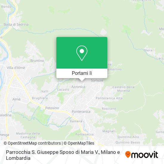 Mappa Parrocchia S. Giuseppe Sposo di Maria V.