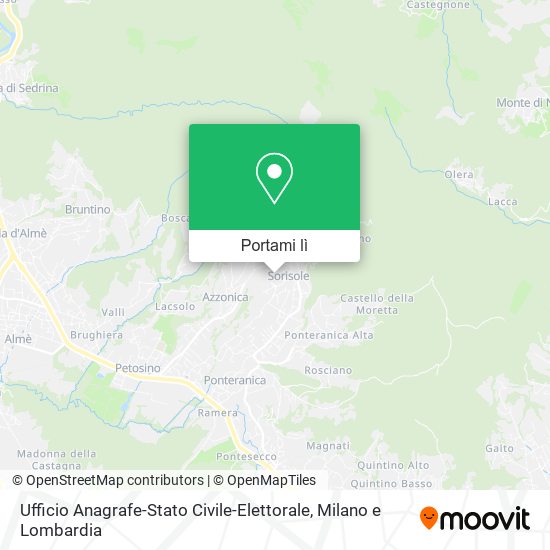 Mappa Ufficio Anagrafe-Stato Civile-Elettorale