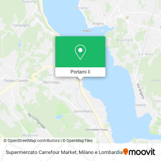 Mappa Supermercato Carrefour Market