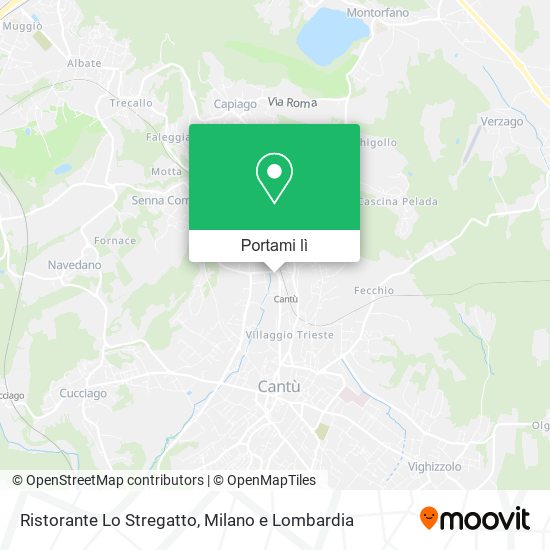 Mappa Ristorante Lo Stregatto