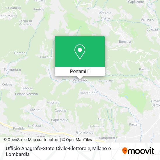 Mappa Ufficio Anagrafe-Stato Civile-Elettorale