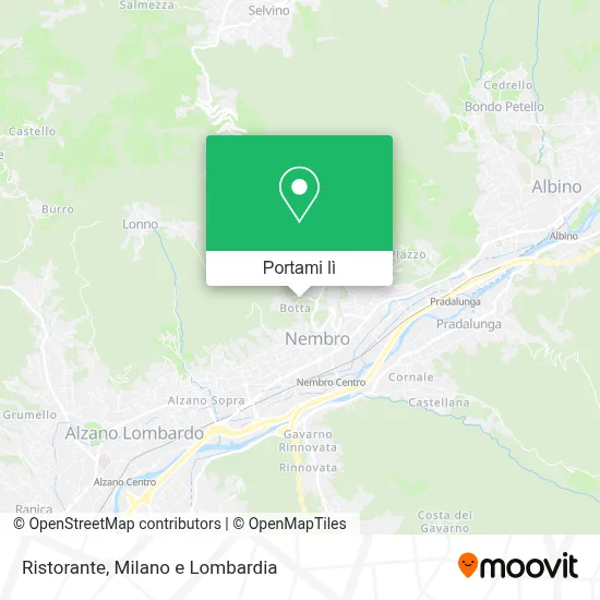 Mappa Ristorante