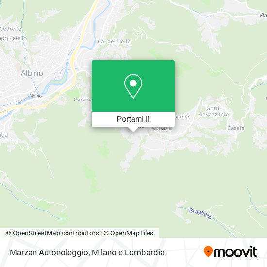 Mappa Marzan Autonoleggio