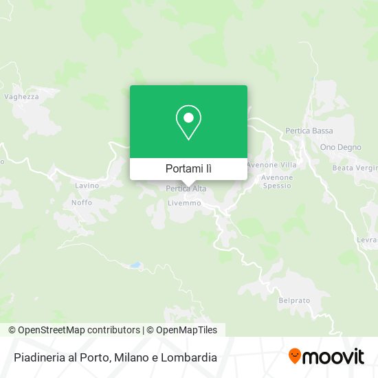 Mappa Piadineria al Porto