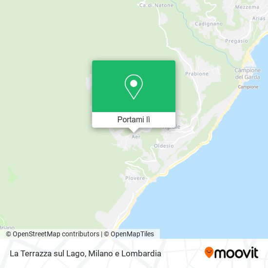 Mappa La Terrazza sul Lago