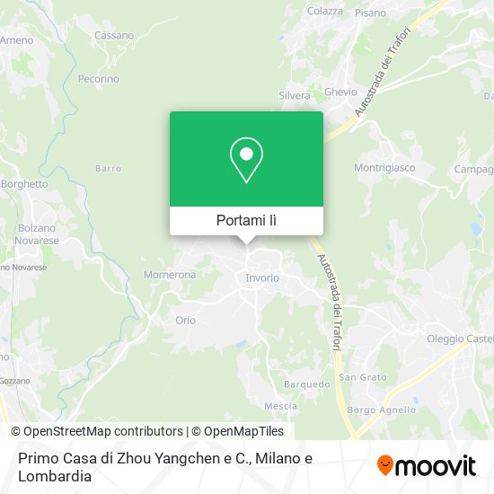 Mappa Primo Casa di Zhou Yangchen e C.