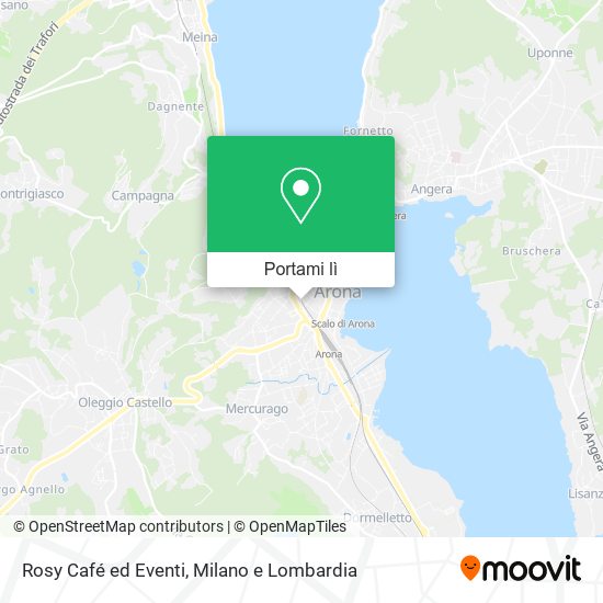 Mappa Rosy Café ed Eventi
