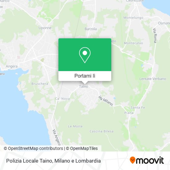 Mappa Polizia Locale Taino